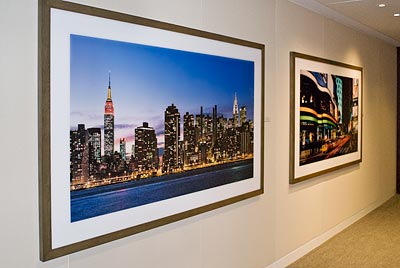 Skyline of NYC at Dusk at Moody's Corp.