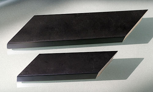 Standard matte black wood frames
