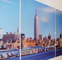 Cisco NYC day panorama close-up view